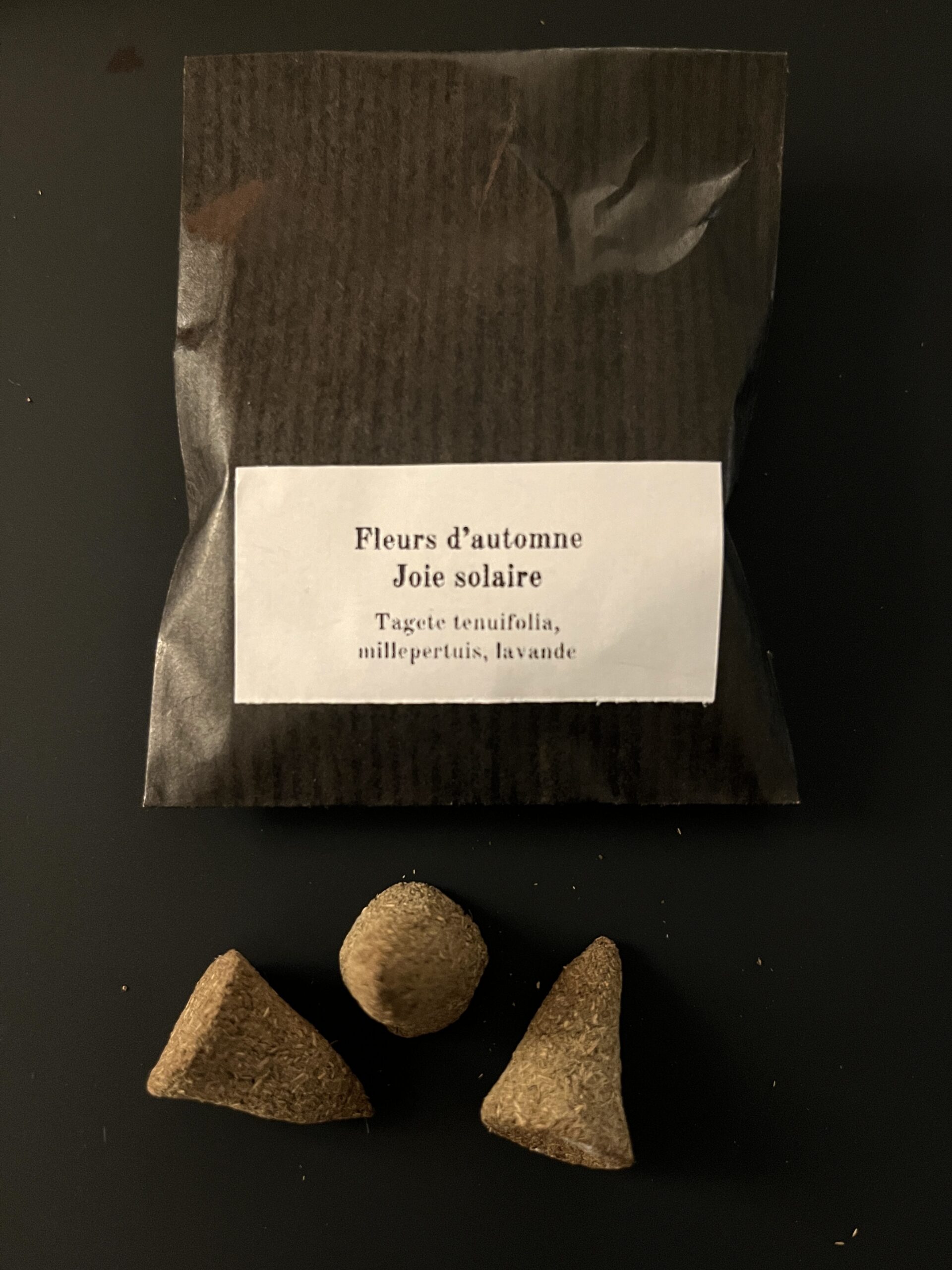 Encens artisanal Joie solaire - pack de 3